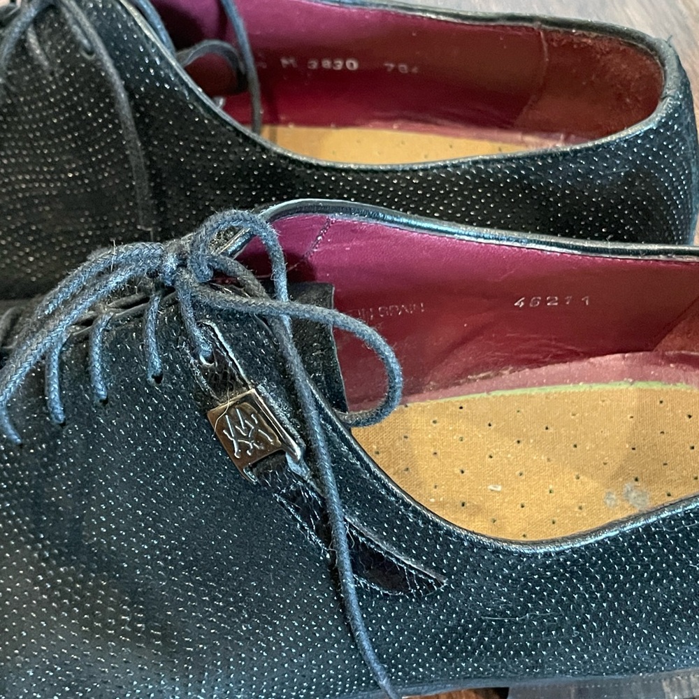 Men’s Mezlan black dress shoe - Picture 4 of 4